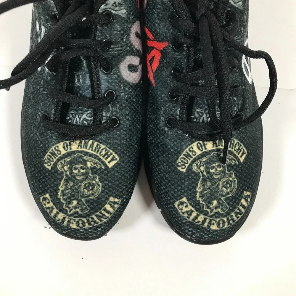 Sons of Anarchy California Lace Up Shoes Men 7.5 Women 10‎ Sneakers Casual